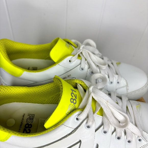 PS821 Alpha Fluro Shoes Neon - Size 40 Limited VIP #11 of 17 - RARE White Yellow - Picture 4 of 10